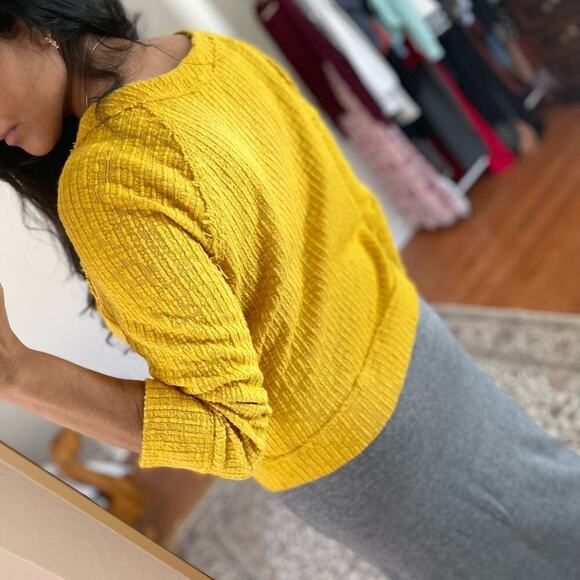 ✨ Two by Vince Camuto ✨ Yellow Cardigan - Picture 5 of 12